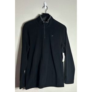 Old Navy Kid’s Black Fleece Quarter Zip Pullover